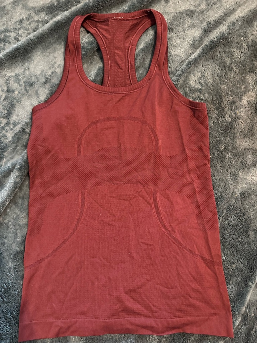 lululemon athletica Seamless Racerback Tank - Burgundy Red